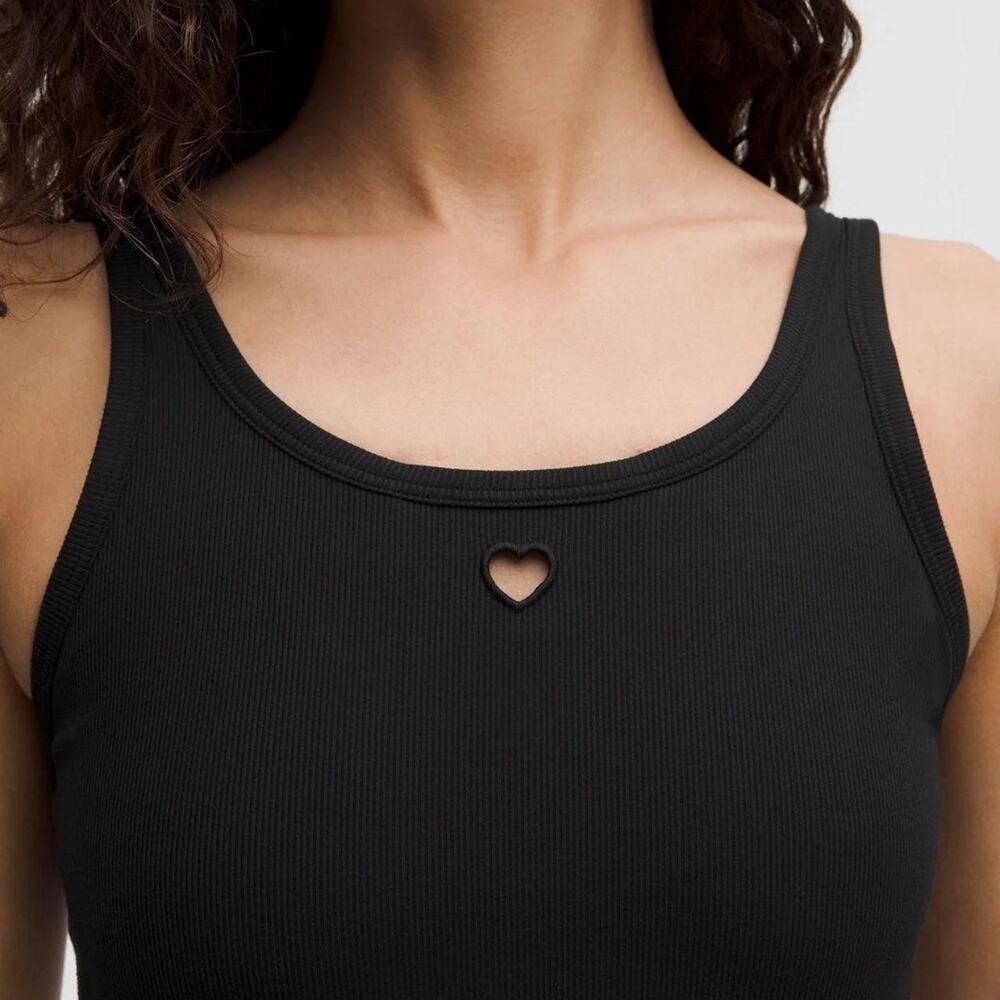 Nulu ribbed scoopneck bra light